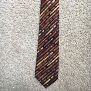 H. Stockton “CIGARS” Silk Neck Tie